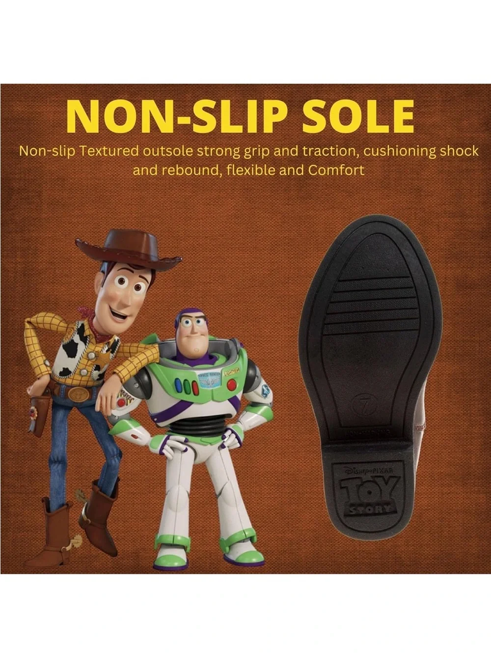 Toy Story Woody Cowboy Cowgirl Boots - Brown